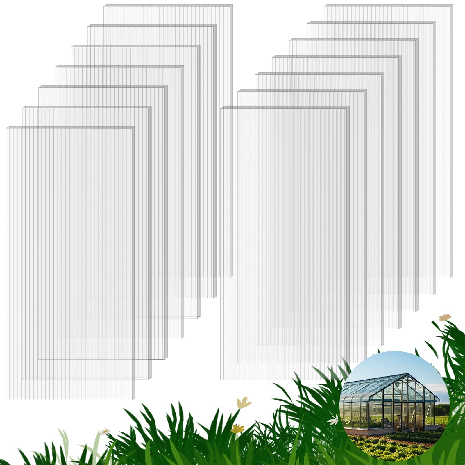 FAHKNS 14 Pack Polycarbonate Panels