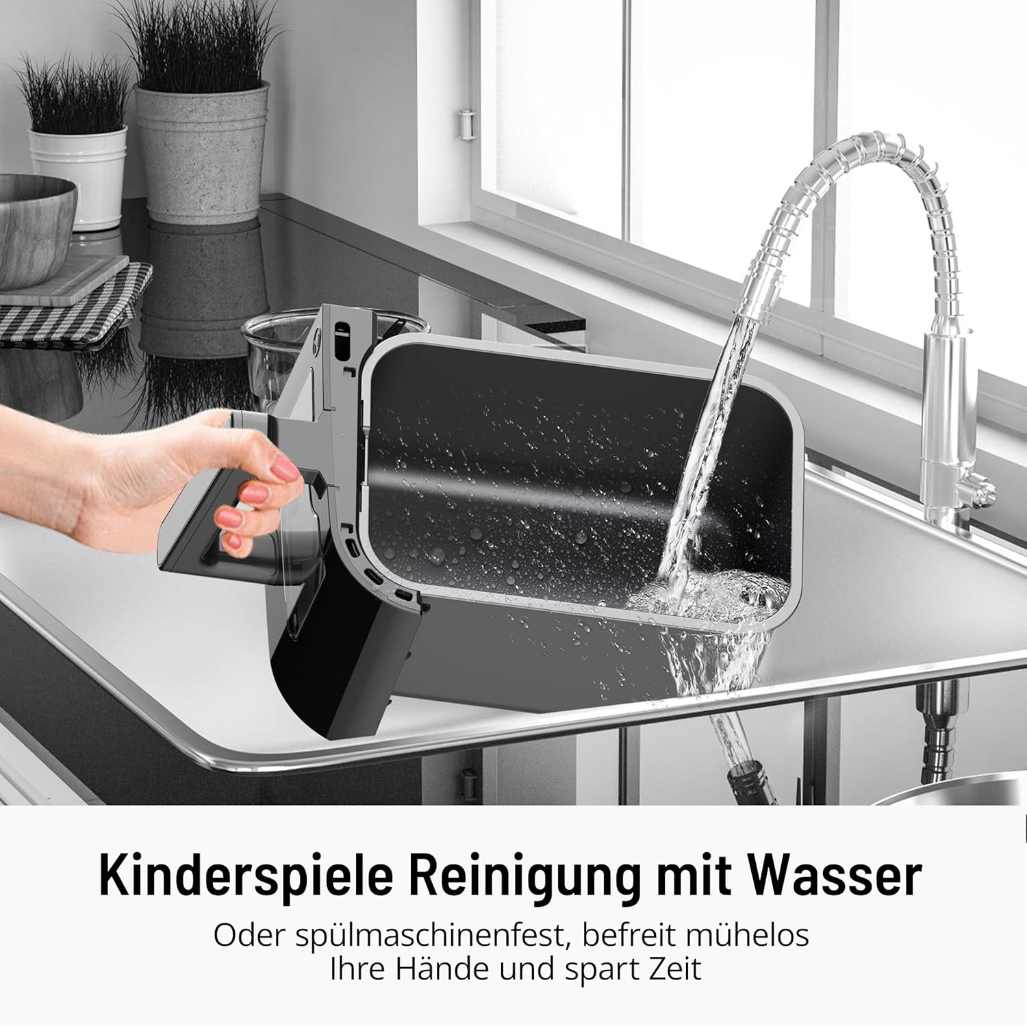 PARIS RHÔNE Friggitrice ad aria calda 9,5 l, XXL a doppia camera con finestra di visualizzazione, friggitrice ad aria calda 12 in 1, friggitrice ad aria calda senza olio, lavabile in lavastoviglie, PARIS RHÔNE Friggitrice ad aria calda 9,5 l, XXL a doppia camera con finestra di visualizzazione, friggitrice ad aria calda 12 in 1, friggitrice ad aria calda senza olio, lavabile in lavastoviglie,