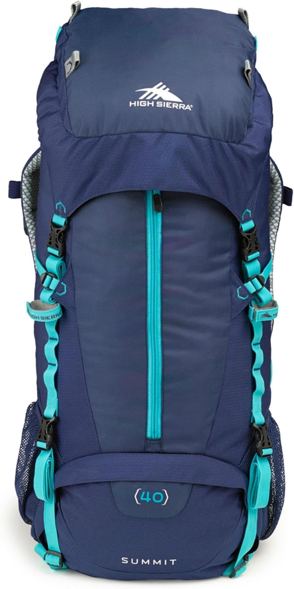 High Sierra Women's Summit 40L Top LoadBackpack Pack, High-Performance Pack for Backpacking, Hiking, Camping, with Rain Fly