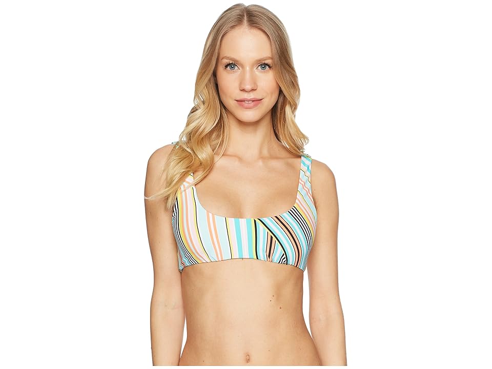 

THE BIKINI LAB South Beach Stripe Tank Bralette Top (Multicolored) Women's Swimwear
