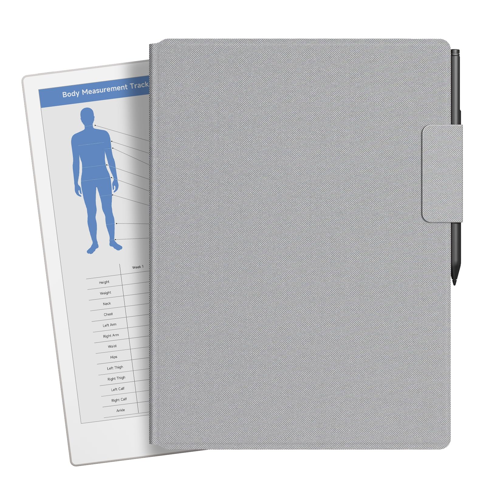 OLAIKE Magnetic Book Folio Cover for Remarkable Paper Pro 11.8 Inch 2024, Support Auto Wake/Sleep, Lightweight Remarkable Paper Pro Case with Pen