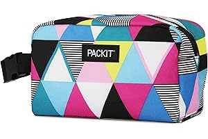 PackIt Freezable Snack Box, Triangle Stripes
