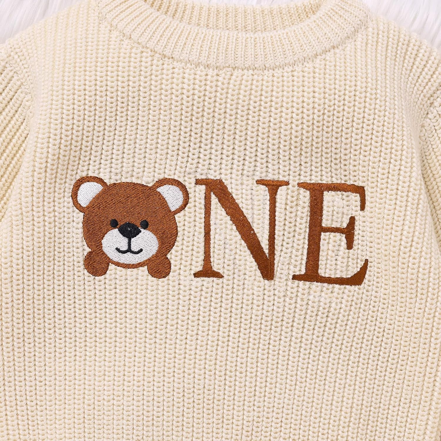 FYMNSI Toddler Sweater Baby Boys Girls 1st Birthday Outfits Long Sleeve Knit Pullover Top Fall Winter Outfit Christmas Clothe