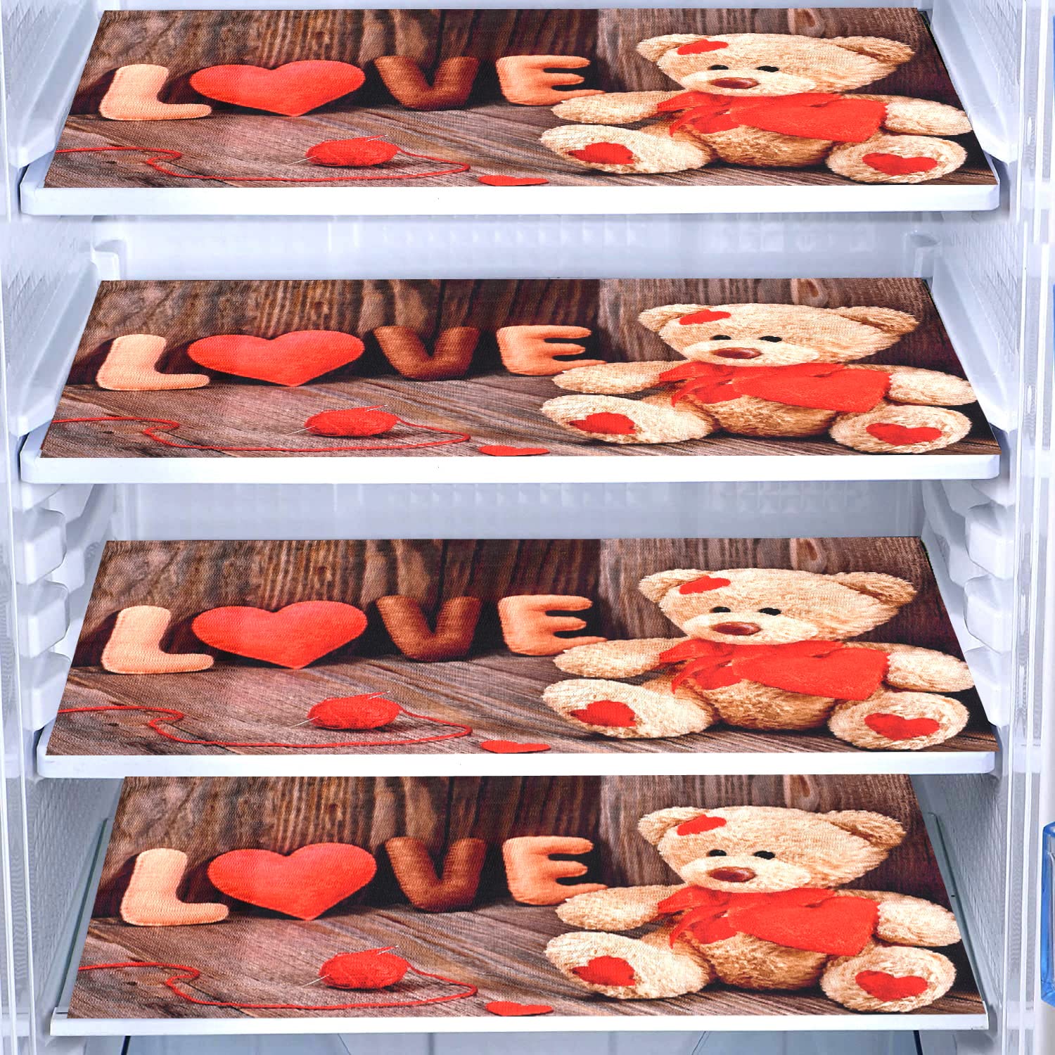 Refrigerator Drawer Mats - Set of 6 -11 Refrigerator Drawer Mats - Set of 6 -11