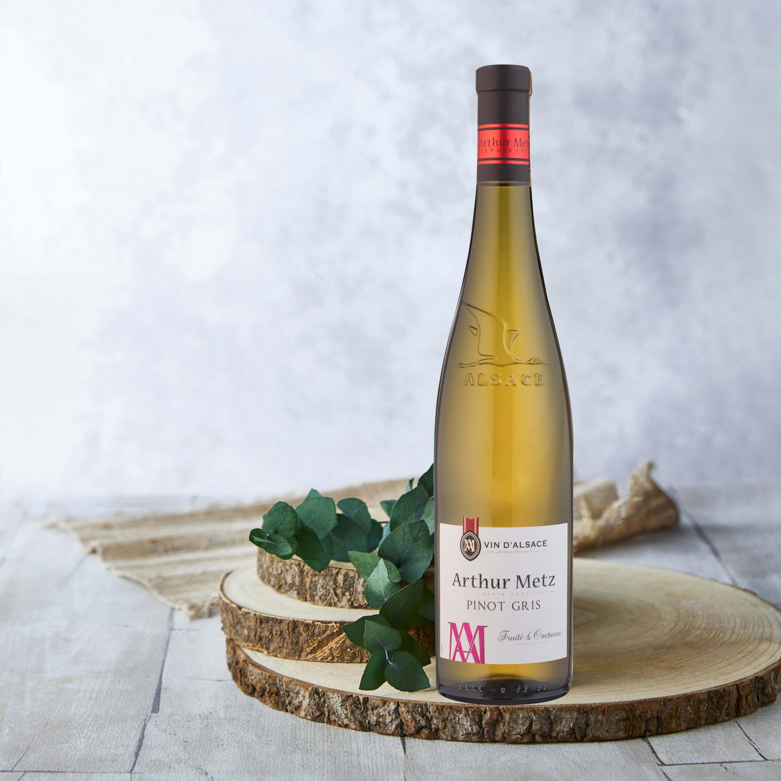 Arthur Metz - Pinot Gris, Vin Blanc d'Alsace, Demi-Sec (6 x 0,75 L)