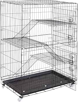 Amazon.co.jp: Shinyever 猫 ケージ ベーシック 猫ケージ キャット