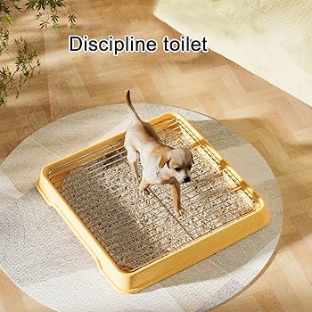 Amazon | 屋内犬用トイレ、正方形のデザインで取り外し可能でお手入れ