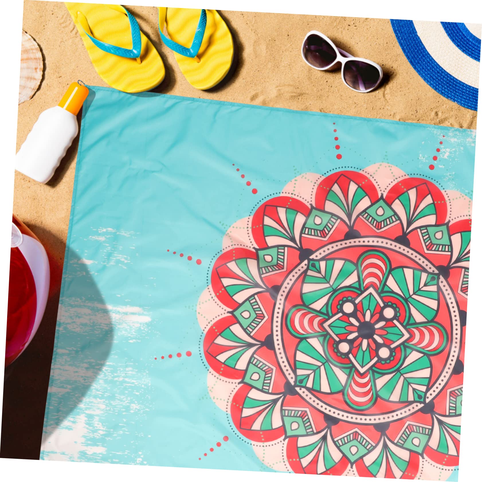 Mipcase Tappeto Spiaggia in Nylon Design Pieghevole per Campeggio e Relax Outdoor