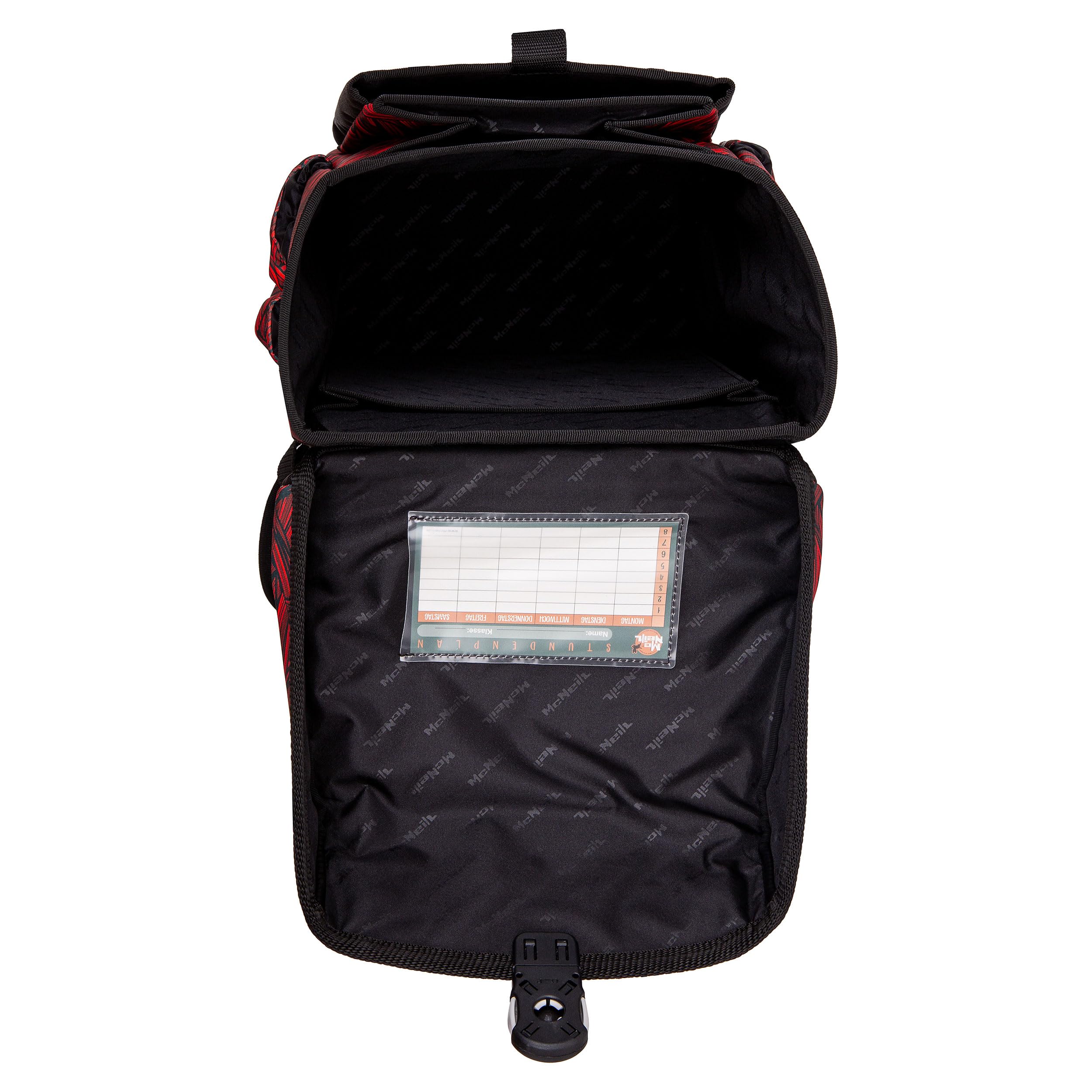 McNeill Compacto Schulranzen-Set 5tlg Zack