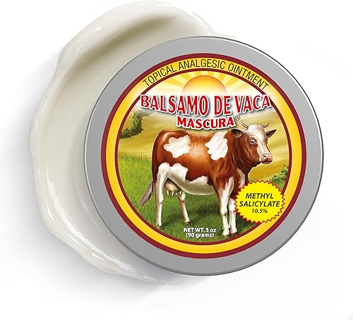 BALSAMO DE LA VACA MASCURA Analgésico tópico Frote muscular con salicilato de metilo y efecto de calentamiento refrescante de doble acción para