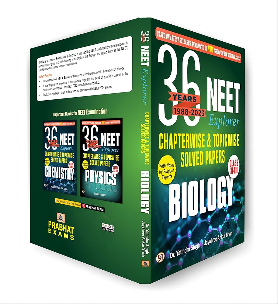 Buy 36 Years Biology NEET Explorer Chapterwise & Topicwise
