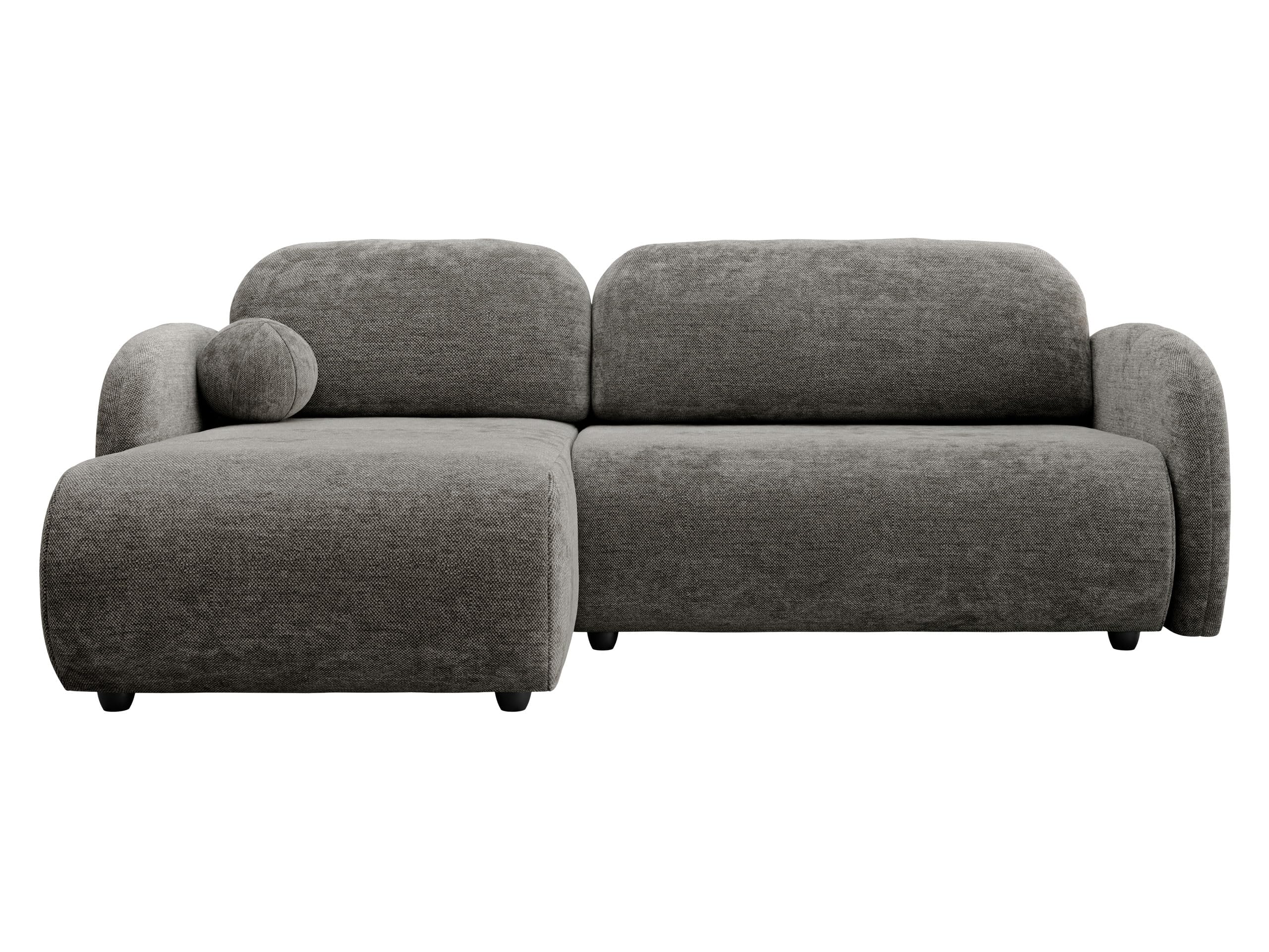 Mirjan24 Ecksofa mit Bettkasten Drinoz L, Eckcouch mit Schlaffunktion, Couch, Wohnlandschaft mit Bettfunktion, L-Form Sofa, Ottomane universell (Sereno 686)
