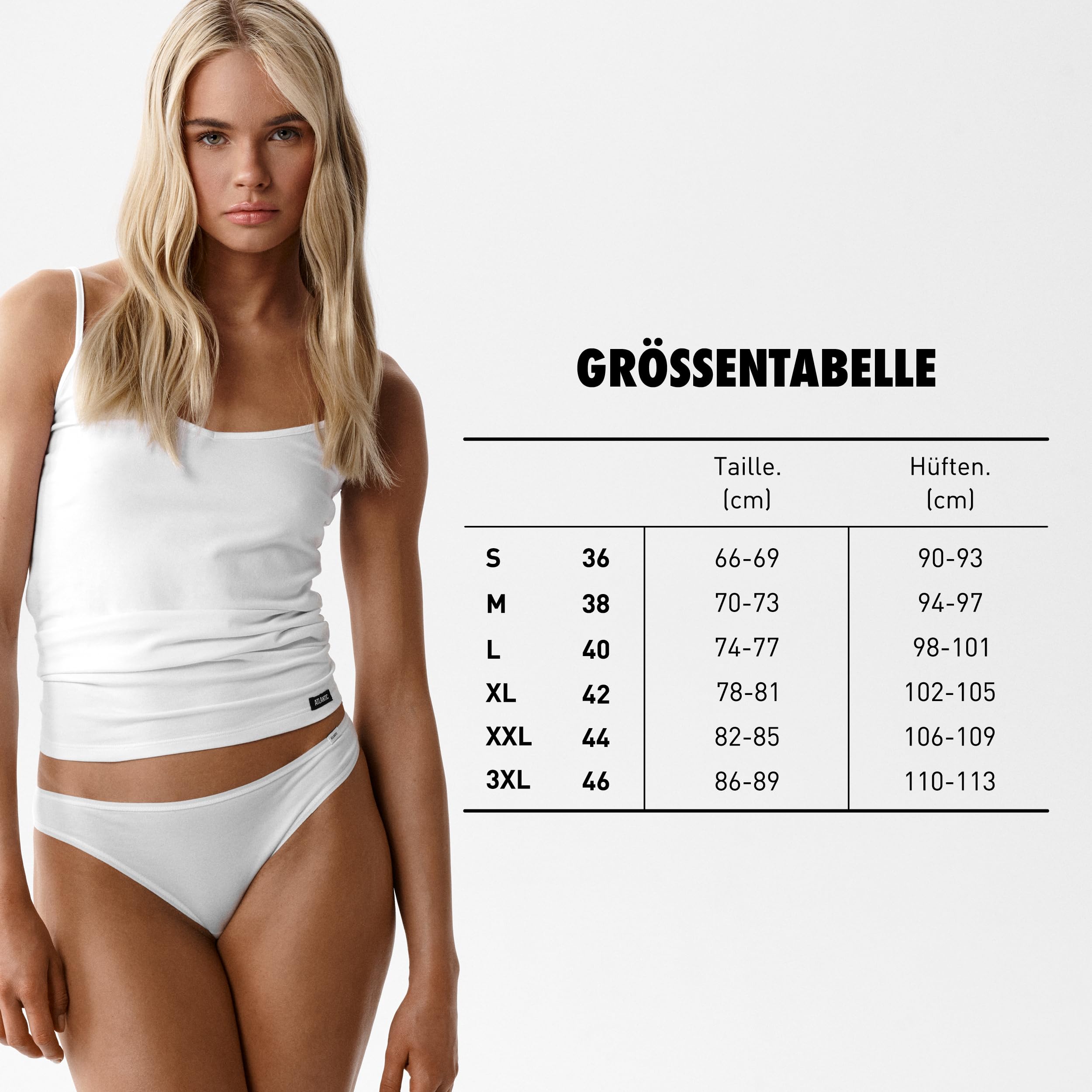 ATLANTIC UNDERWEAR 3er / 6er Pack Damen-Sportslips