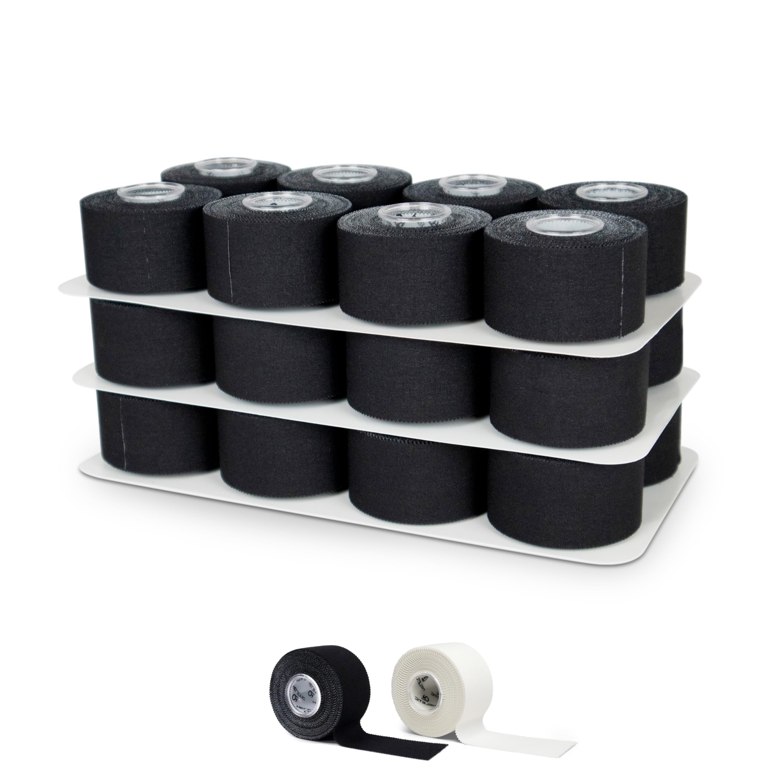 HELETIC Sporttape 3,8cm x 10m - Athlete Pro | unelastisches, starres Tape mit extra starker Haftung, Plastikkern und schweißresistent