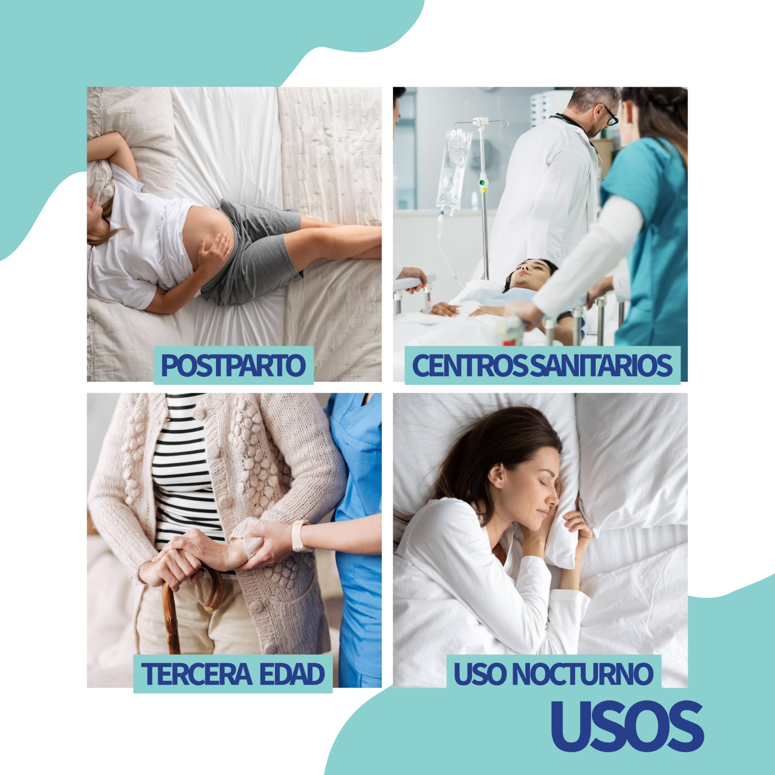 Protector Desechable para Adulto (60x90 cm) | 25 Unidades