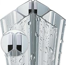 Magnetic Shower Seal 2 m - Set of 2 for Shower Doors 6-8 mm - Can be Cut to Size - Magnetic Seal 90°/135°/180° - Magnetic Shower Door Seal - Easy Installation - Shower Cubicle Seals - 2 x 200 cm (90°)