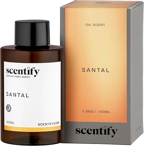 Scentify - Aroma de aceite aromático de Santal para difusores de aceite de aroma lujoso con iris ámbar sándalo aromas de cedro fragancia relajante