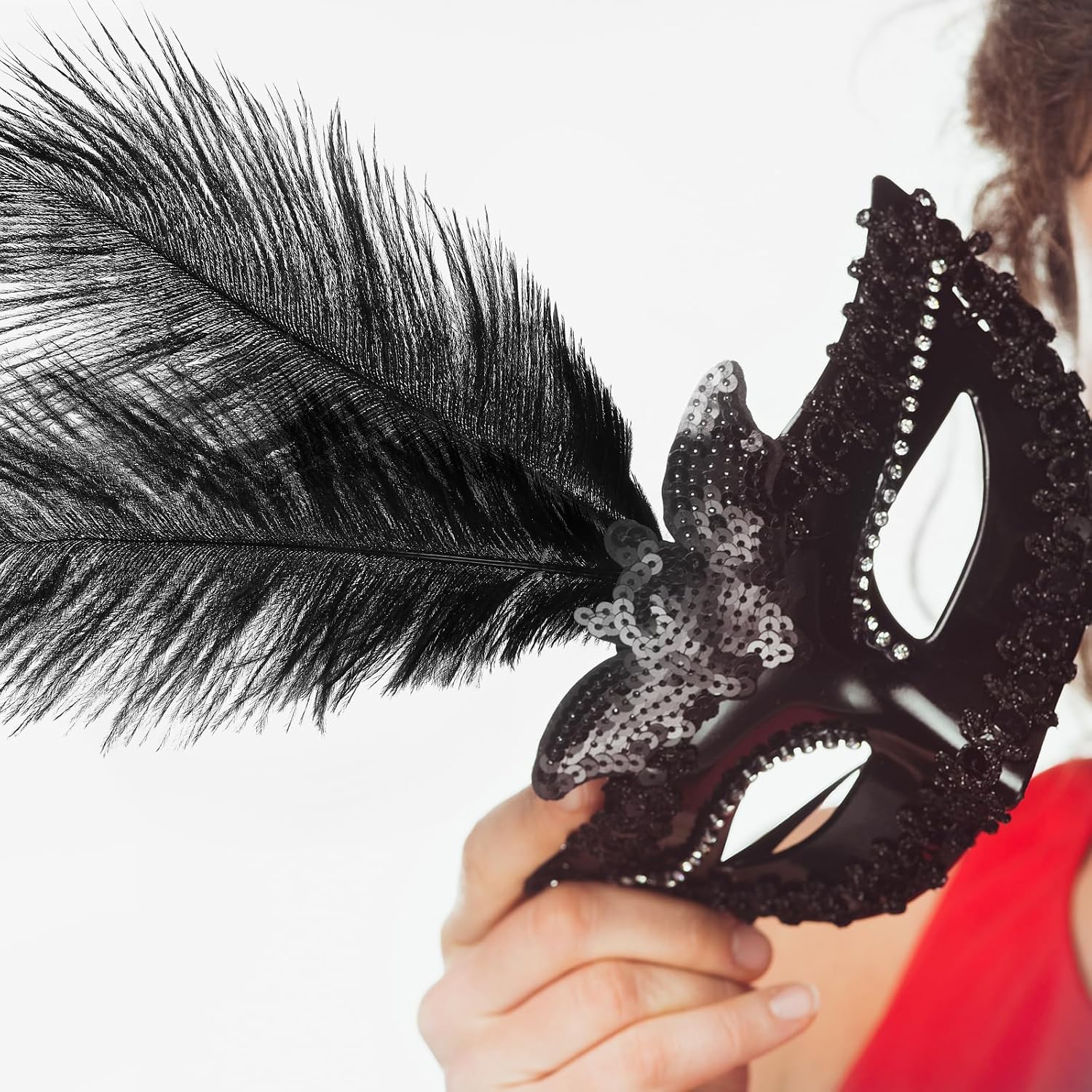 KALLORY 20pcs Feathers for Cfafts 7 inch 20 pcs Natural Feathers for Wedding Easter Cosplay Gothic Costumes DIY Clothing Hats Accessories