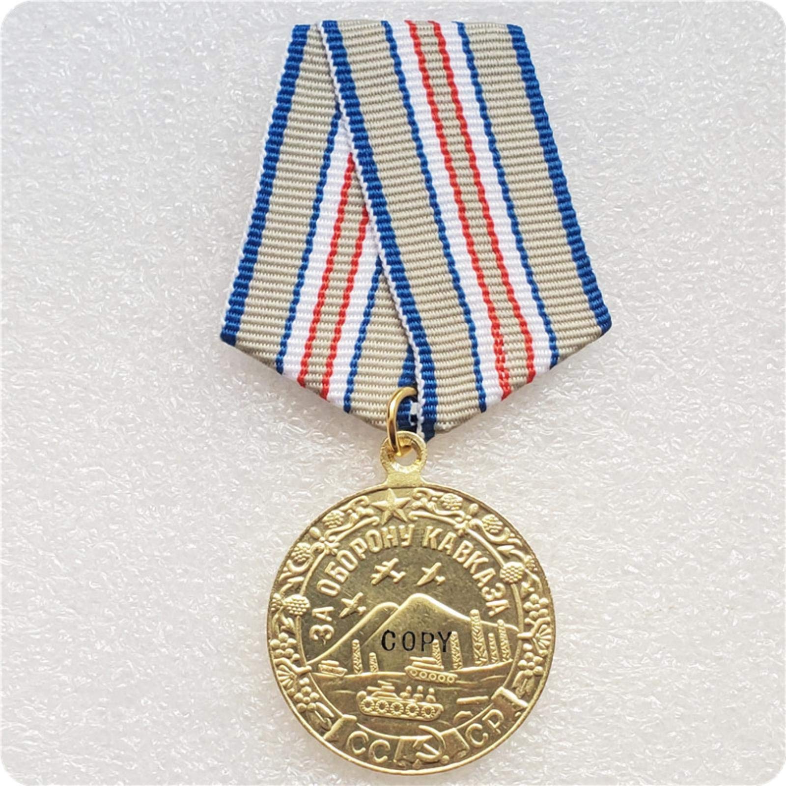 WLTY WW II SOVIET USSR MEDAL FOR THE DEFENSE OF THE CAUCASUS COPY
