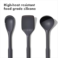 Vista 7 de OXO Good Grips Set de utensilios de cocina, 3 piezas de silicona