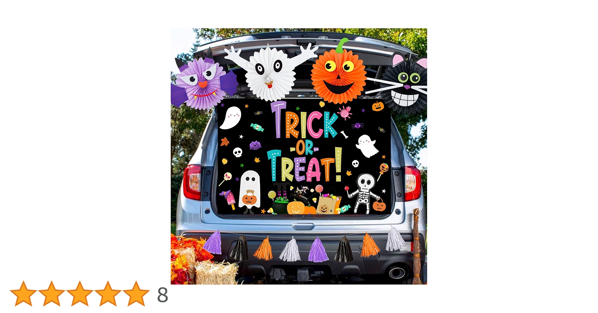 Amazon.co.jp: ハロウィン トランク オア トリート 車の装飾 トリック