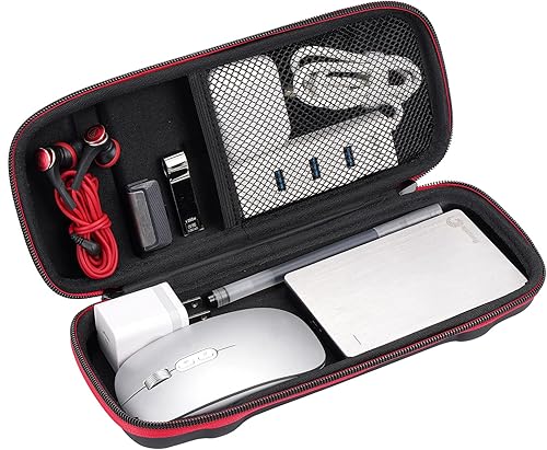Miniatura 5 de DOMISO Bolsa organizadora de accesorios para electrónica de EVA, bolsa organizadora de cables de viaje, bolsa universal para cables, banco de