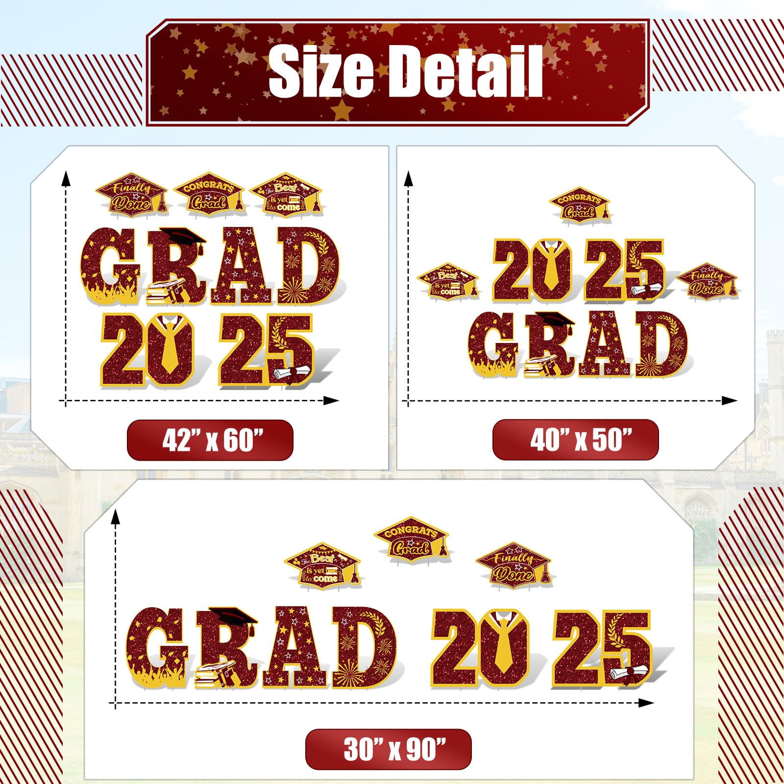 Snapklik.com : Yalikop Graduation Yard Sign Decorations Class Of 2026 ...
