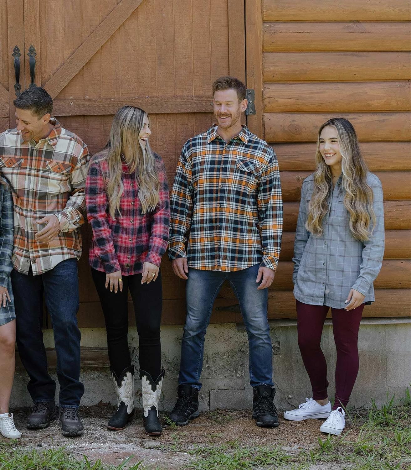 Legendary Whitetails Womens Stockyards Plaid Flannel Shirt - Image 2