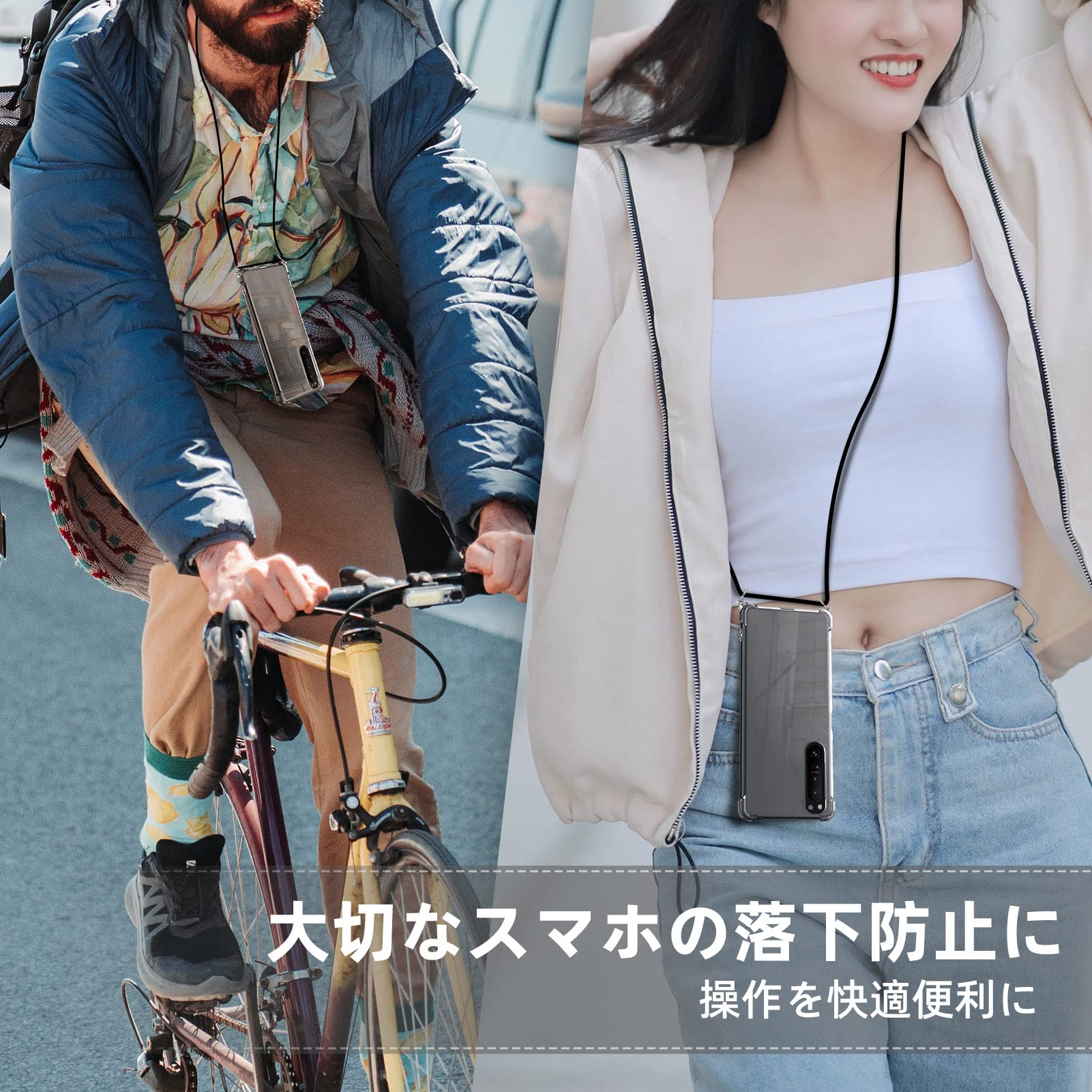 Amazon.co.jp: CQTMYWL 対応 Xperia XZ3 ケース SO-01L SOV39 クリア