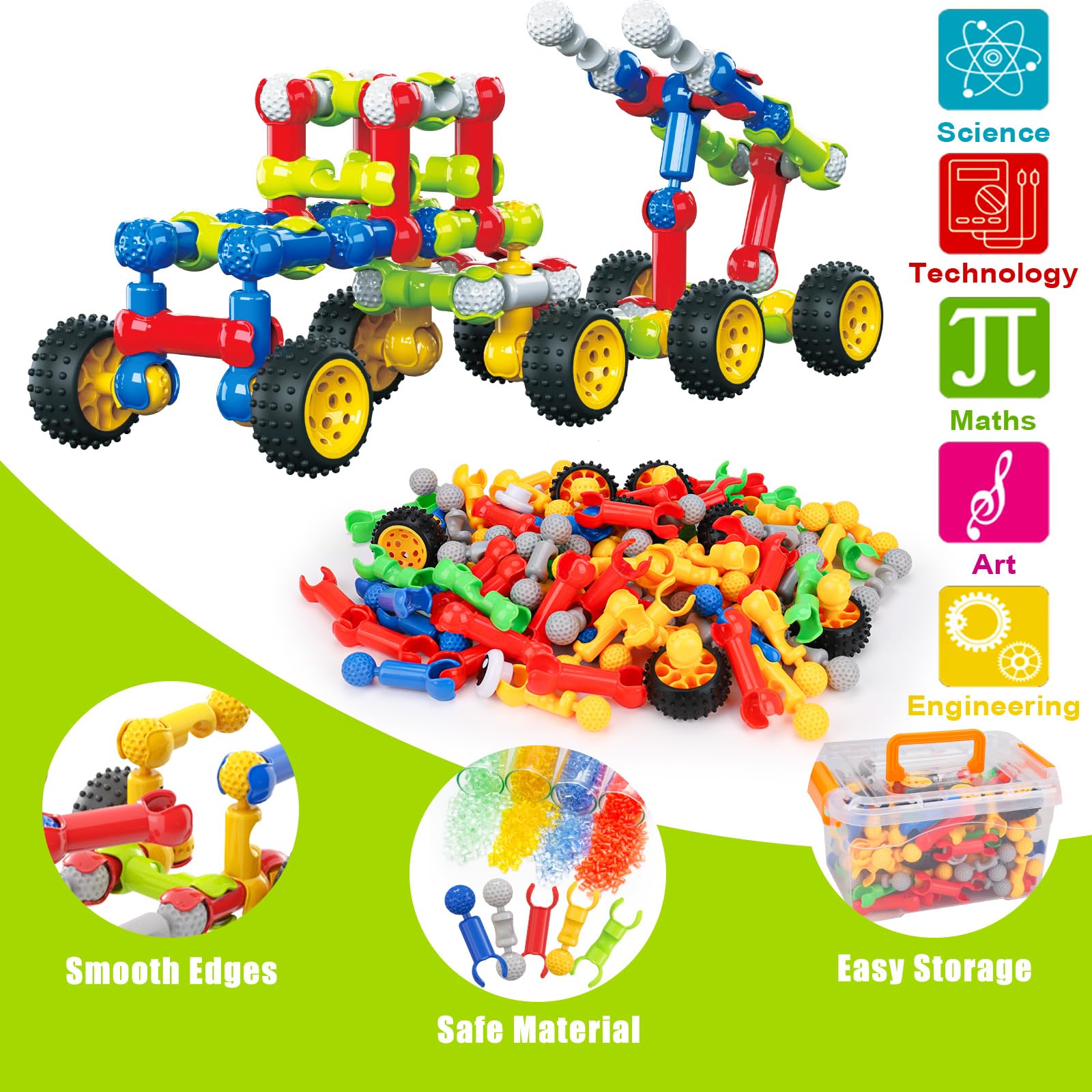 Kids STEM Building Toys for 4 5 6 7 8+ Year Old Boys Gifts - Image 2