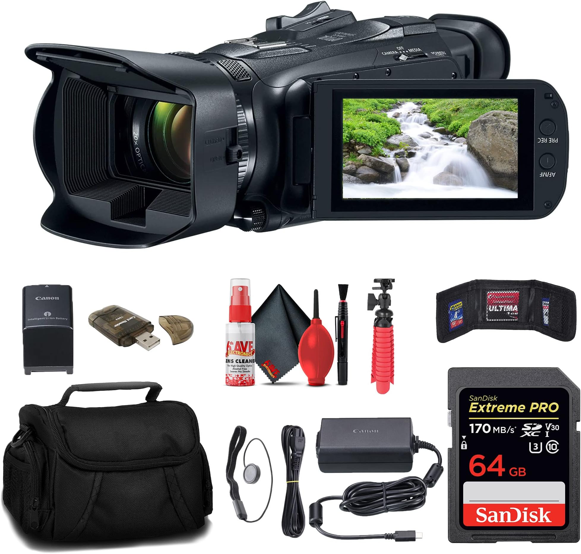 Canon XF100 Professional Camcorder with 10x HD Video Lens