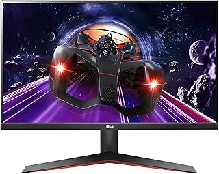 LG 24MP60G-B 24" Full HD (1920 x 1080) IPS Monitor with AMD FreeSync and 1ms MBR Response Time, and 3-Side Virtually Borderless Design - Black (Renewed)