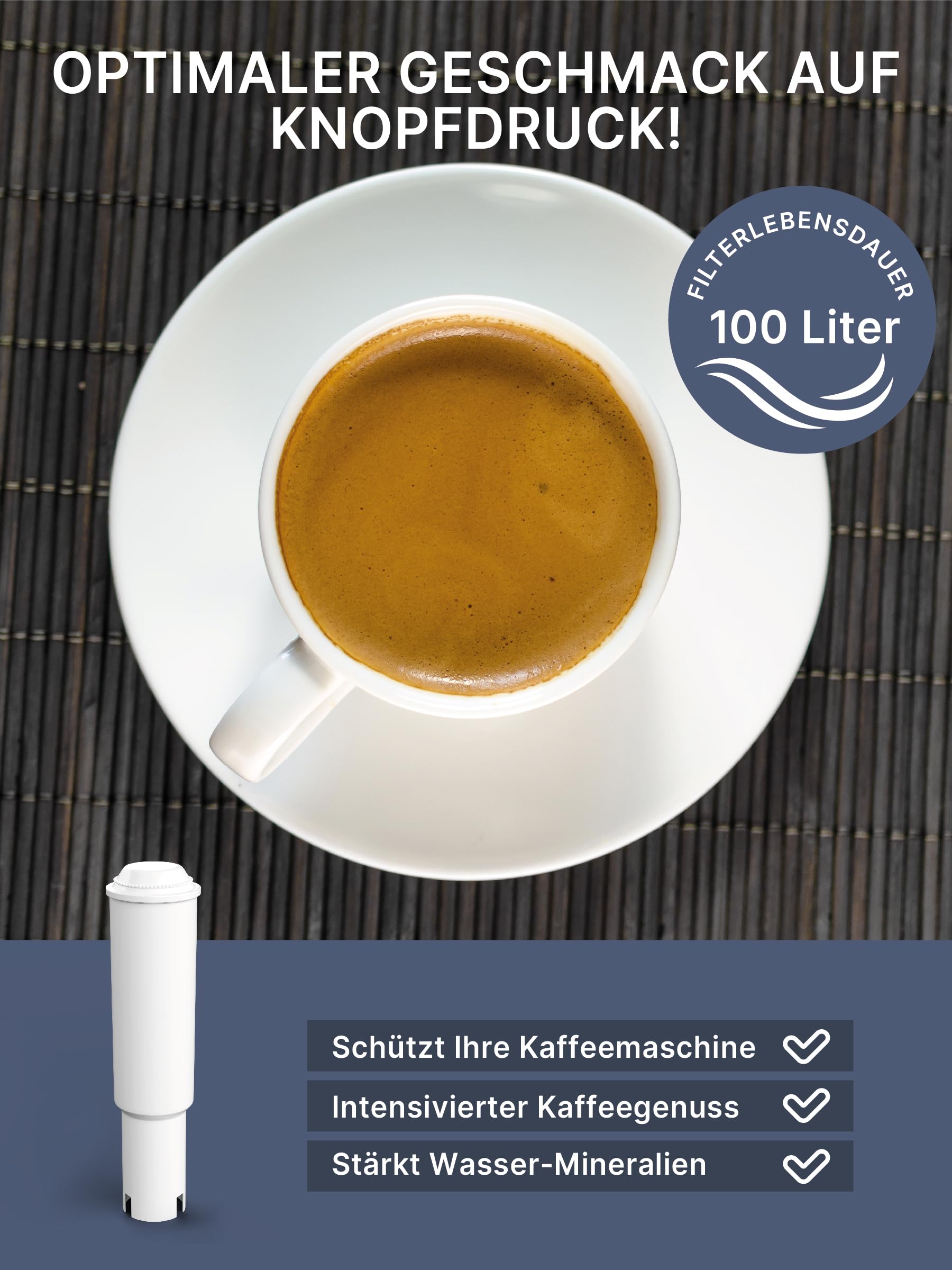 GOLDEN ICEPURE Wasserfilter 4er-Set Für Jura & Nespresso Kaffeemaschinen – Inkl. Rechnung