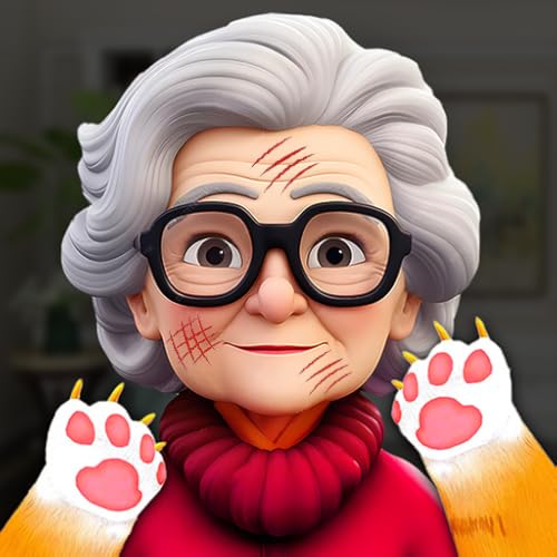 Angry Gran Vs Cat: Prank Game Kitty vs Granny Prank Gran