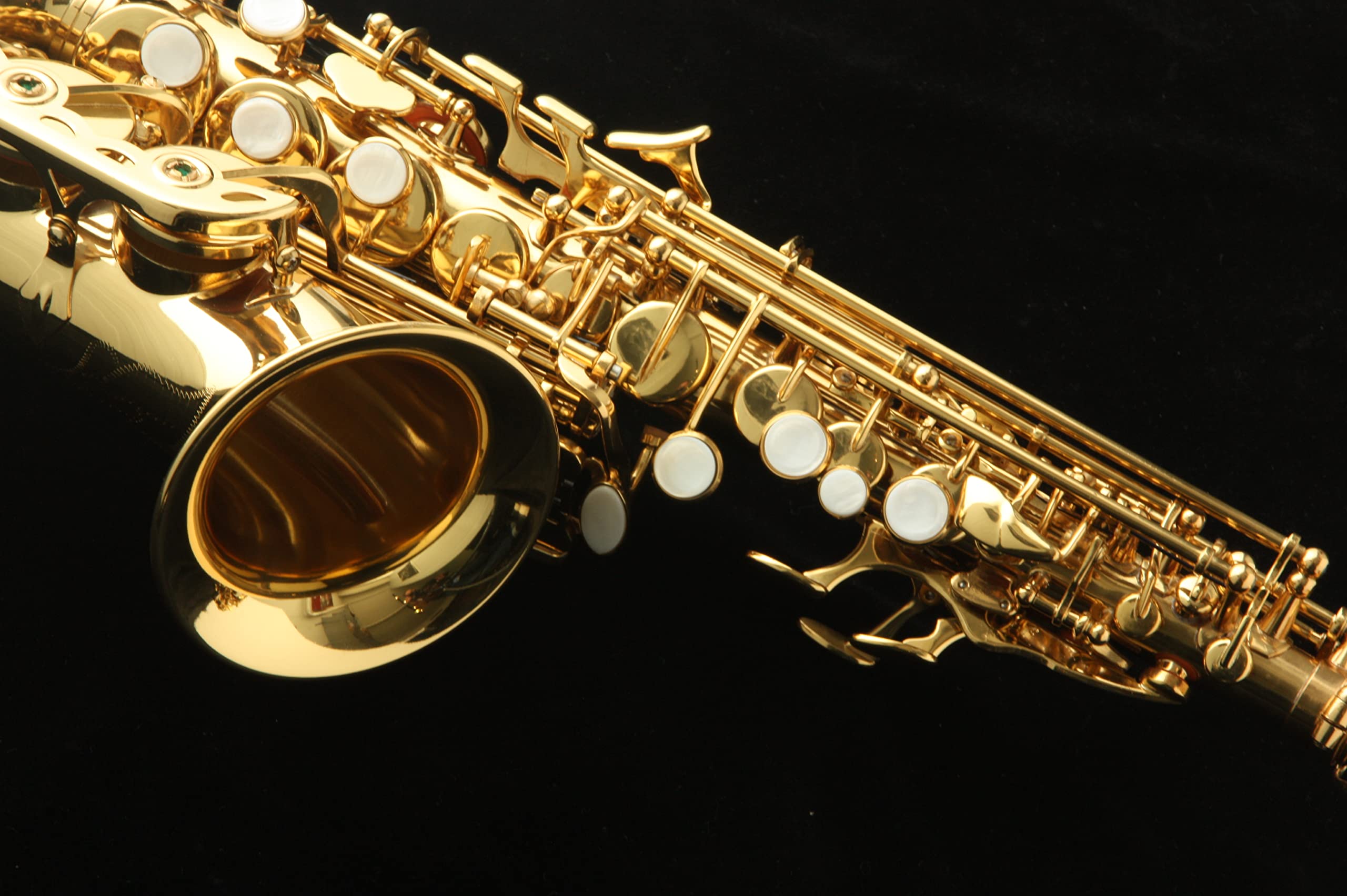 Saxo soprano Curvo Harlem SSC-310 Nuovo! Con astuccio leggero