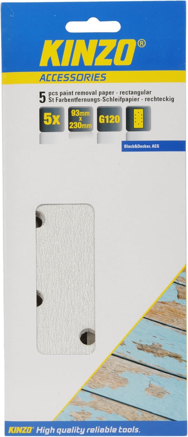 KINZO 71725 G120 Rectangular Paint Removal Paper