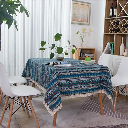 Miniatura 10 de Sheicon The Yard - Tela con estampado de olas oceánicas de algodón y lino mezclado estilo japonés, tela decorativa para proyectos de bricolaje,