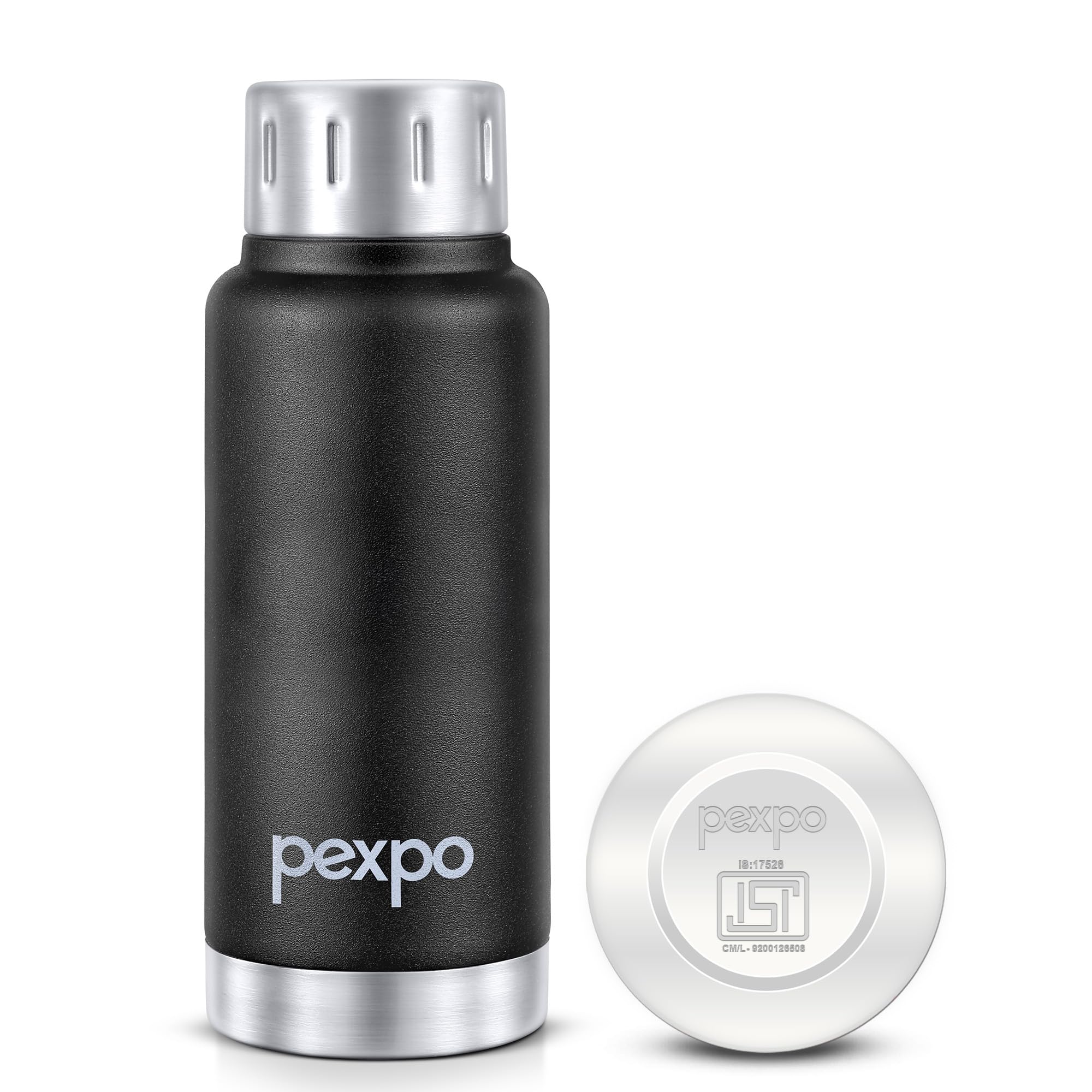 Go24 pexpo Cameo Pro ISI Certified Stainless Steel Vacuum Insulated Flask - 160ml | Double Wall Hot & Cold Upto 4-5 Hours | Office, School, Gym, & Travelling | Men, Women & Kids - Denim Blue — Amazon image 14