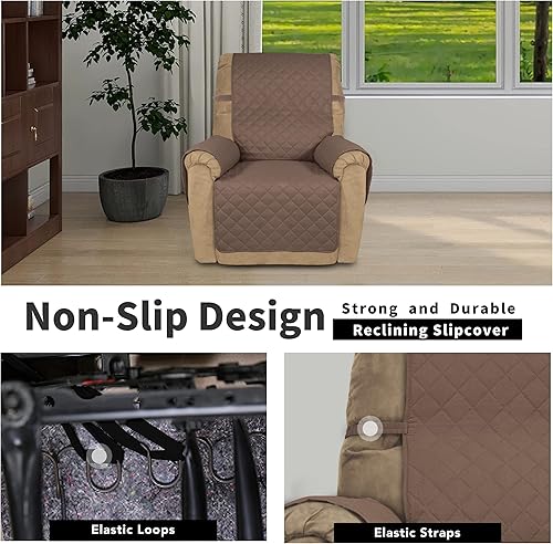 Miniatura 949 de Easy-Going - Funda reversible para sofá, resistente al agua, con varillas de espuma y correas elásticas, protector de muebles para mascotas y perros