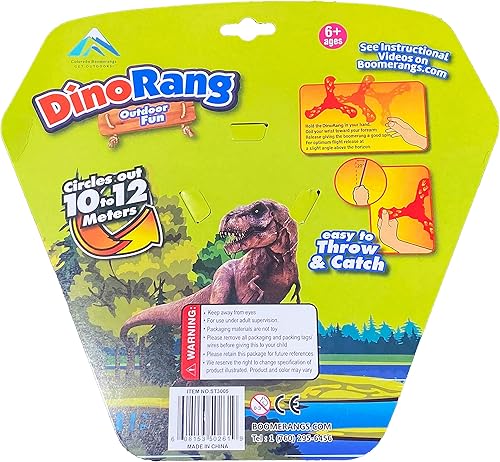 Miniatura 2 de Red Dinorang Boomerang - Gran Boomerang Principiante para niños o adultos. Suave y seguro.
