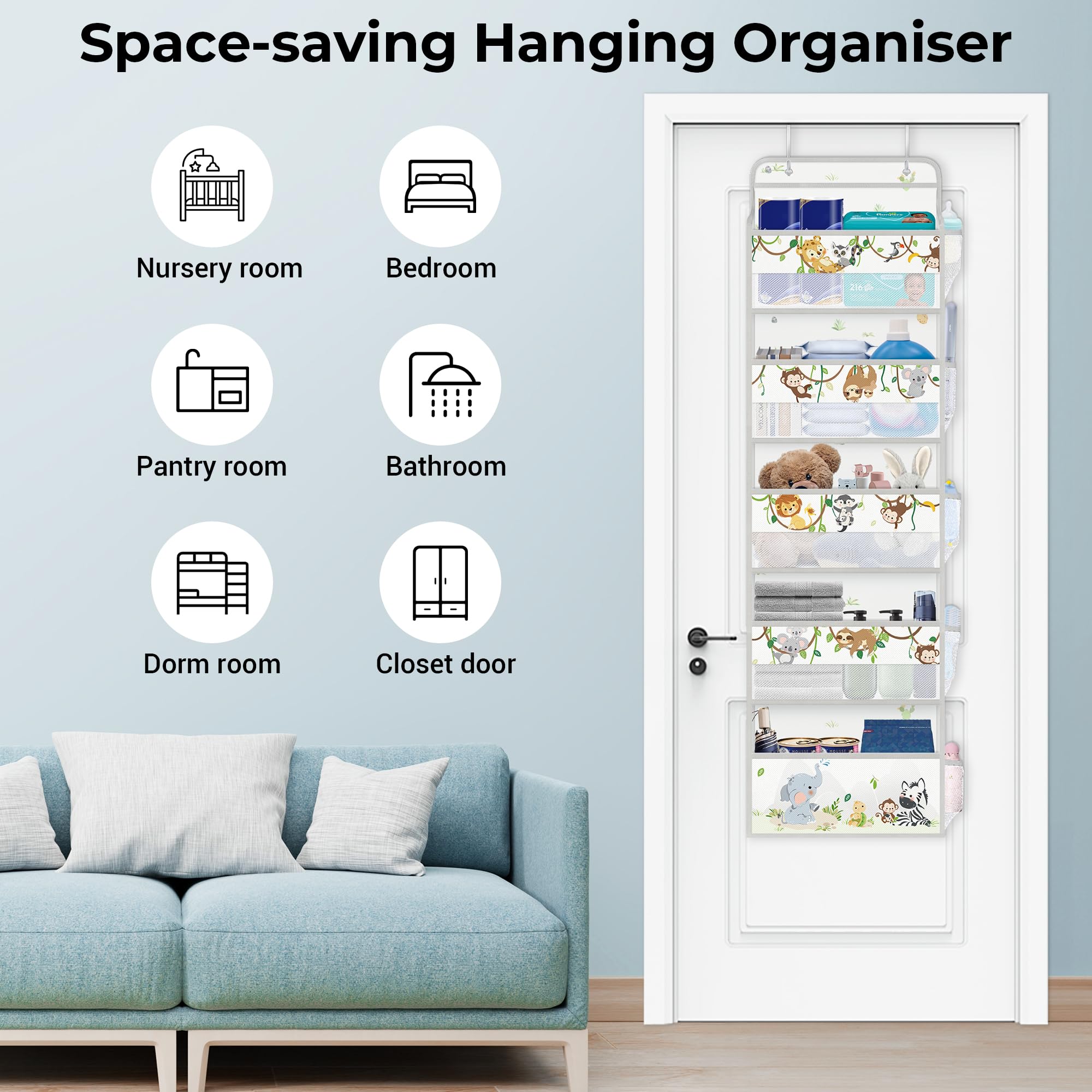 Clastyle Organisateur Suspendu Tissu Marbre Rangement Suspendu Femme Filles pour Jouet Couche Vêtement Étagère Suspendue Porte pour Chambre Salle de Bain Pantry, Vert, 5 Compartiments Clastyle Organisateur Suspendu Tissu Marbre Rangement Suspendu Femme Filles pour Jouet Couche Vêtement Étagère Suspendue Porte pour Chambre Salle de Bain Pantry, Vert, 5 Compartiments