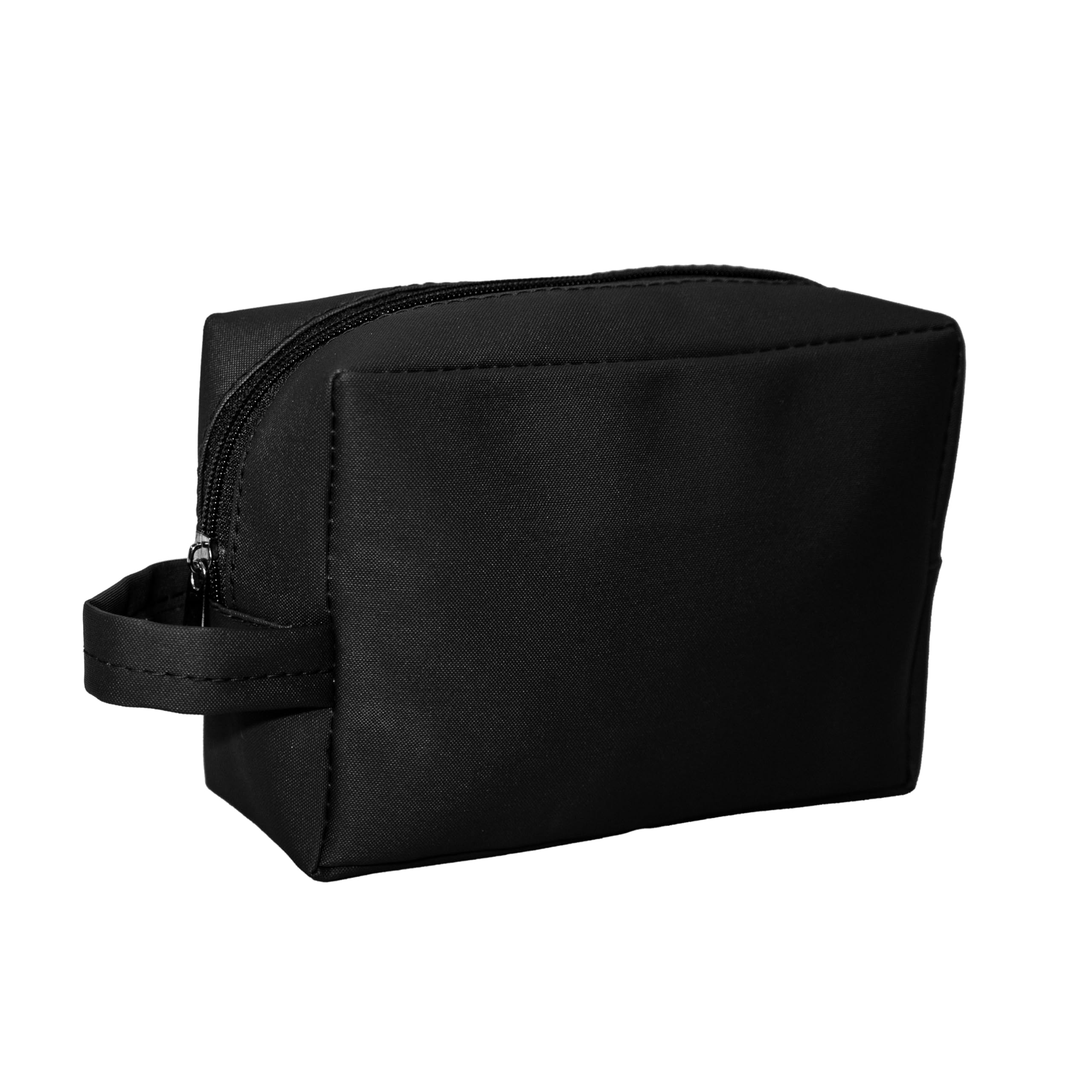 Clear Toiletry Bag Cosmetic Wash Pouch | Makeup and Grooming Organizer with Jewelry Storage | Portable Carry Case for Women and Men | Travel Use (Black)-image-47