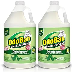 OdoBan Disinfectant Concentrate and Odor Eliminator Made in the USA Original Eucalyptus Scent 2 Gallons