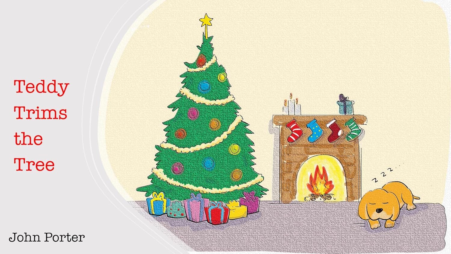 Teddy Trims the Tree