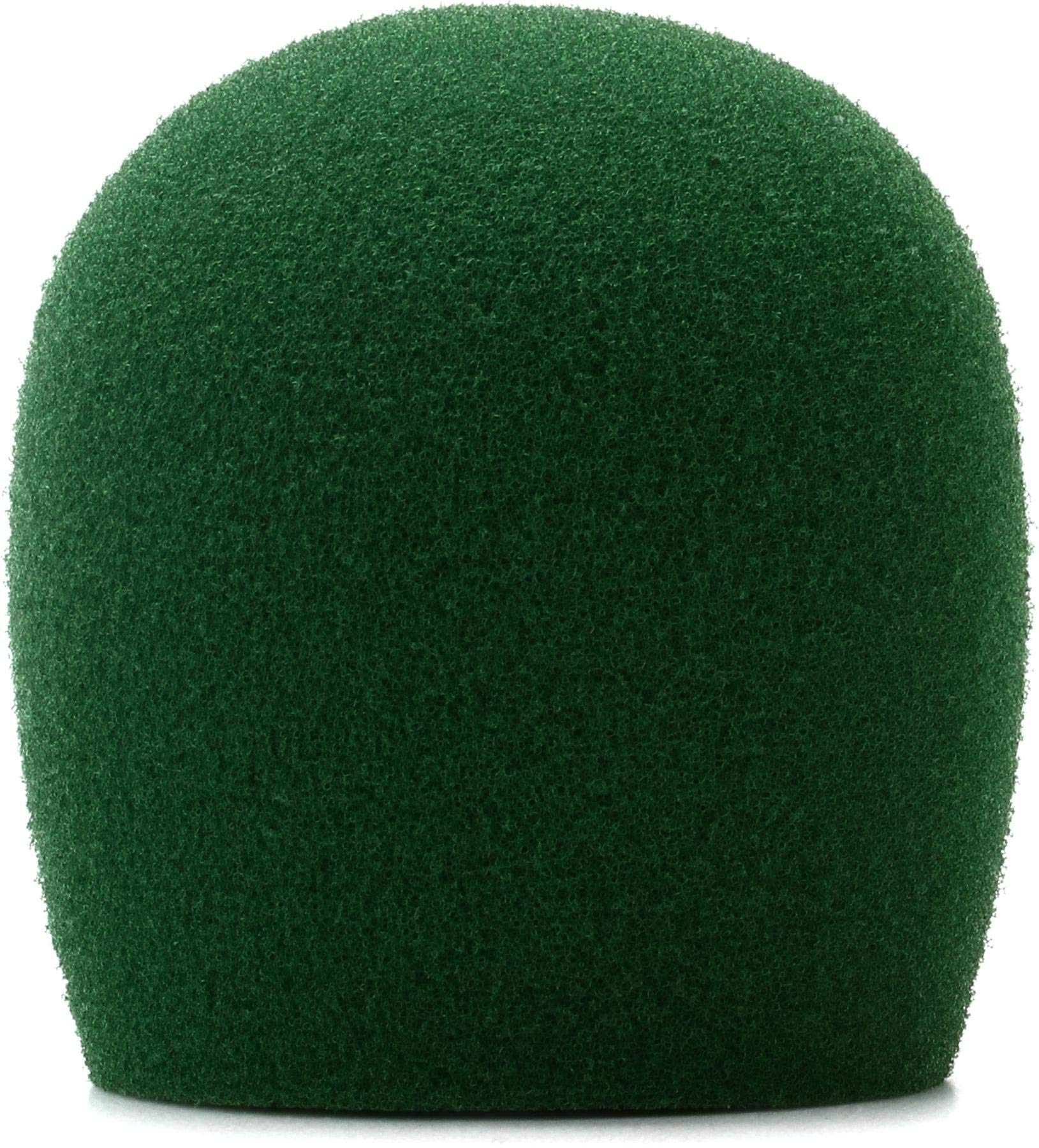 Shure A58WS-GRN Foam Windscreen for All Ball Type Microphones, Green