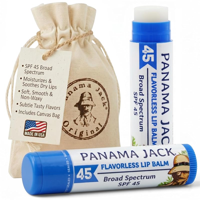 Bálsamo labial Panama Jack com designação técnica SPF 45, 4,25 g