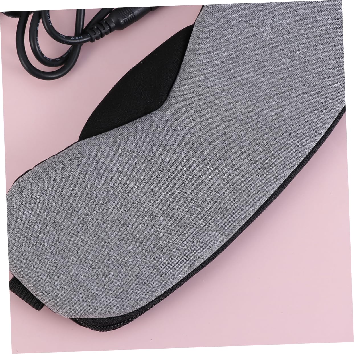 COLLBATH Máscara de Ojos USB Vapor para Aliviar Fatiga Ocular de Cabeza, Antifaz de Cuero Recargable Adecuado para Oficina y Viajes