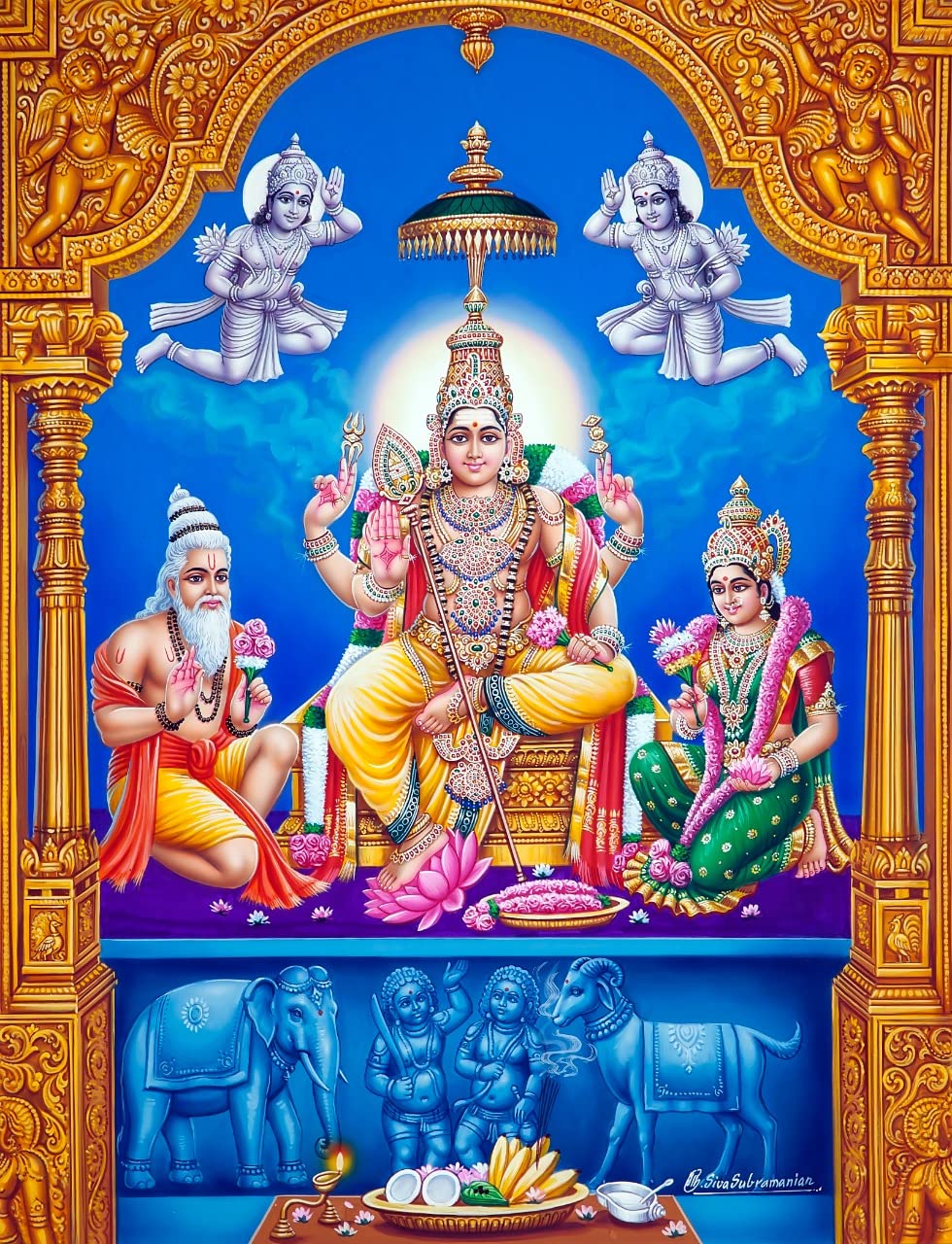 Buy Arupadai Murugan Photo Thiruparankundram Murugan photo frame God Photo Frames of Murugan