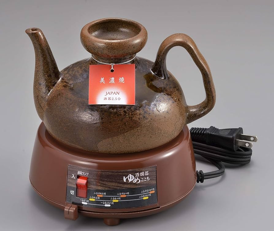 Amazon | 丸山技研 ゆめここち 電気 酒燗器 2.5合 ブラウン YDS