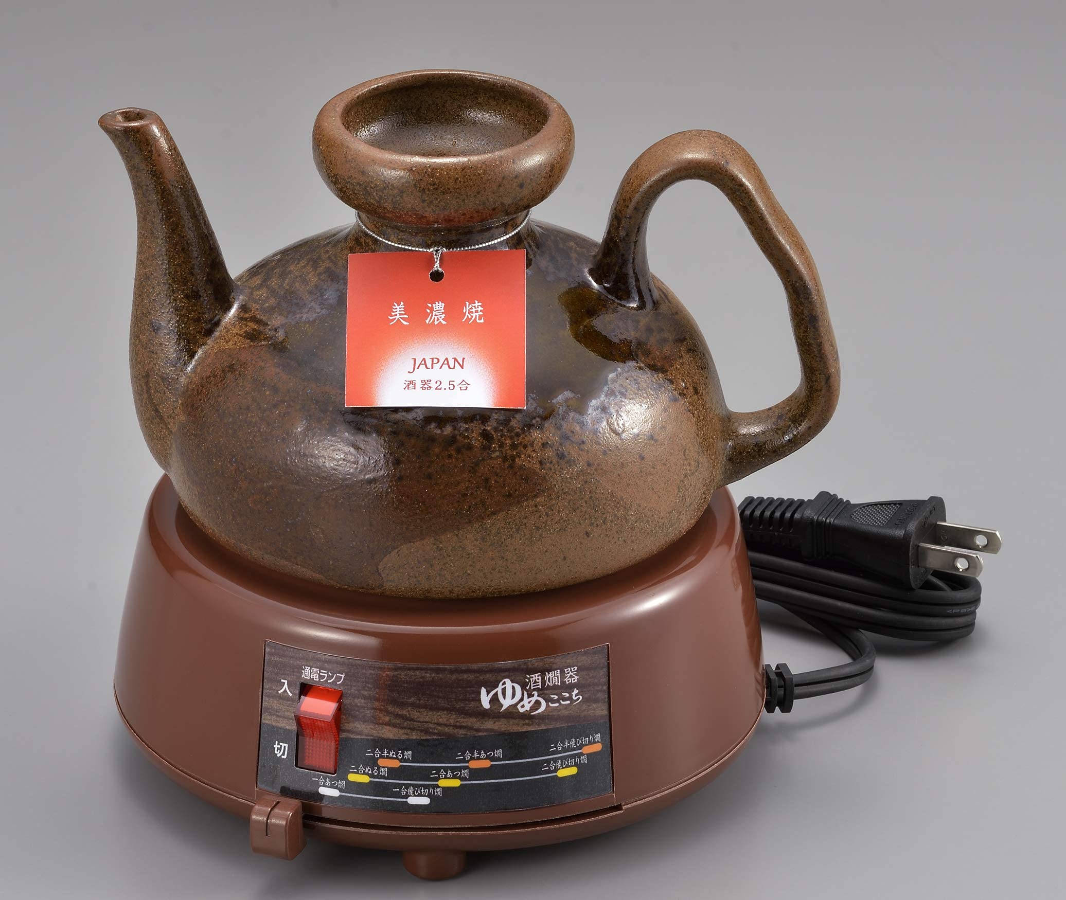 Amazon | 丸山技研 ゆめここち 電気 酒燗器 2.5合 ブラウン YDS-25C